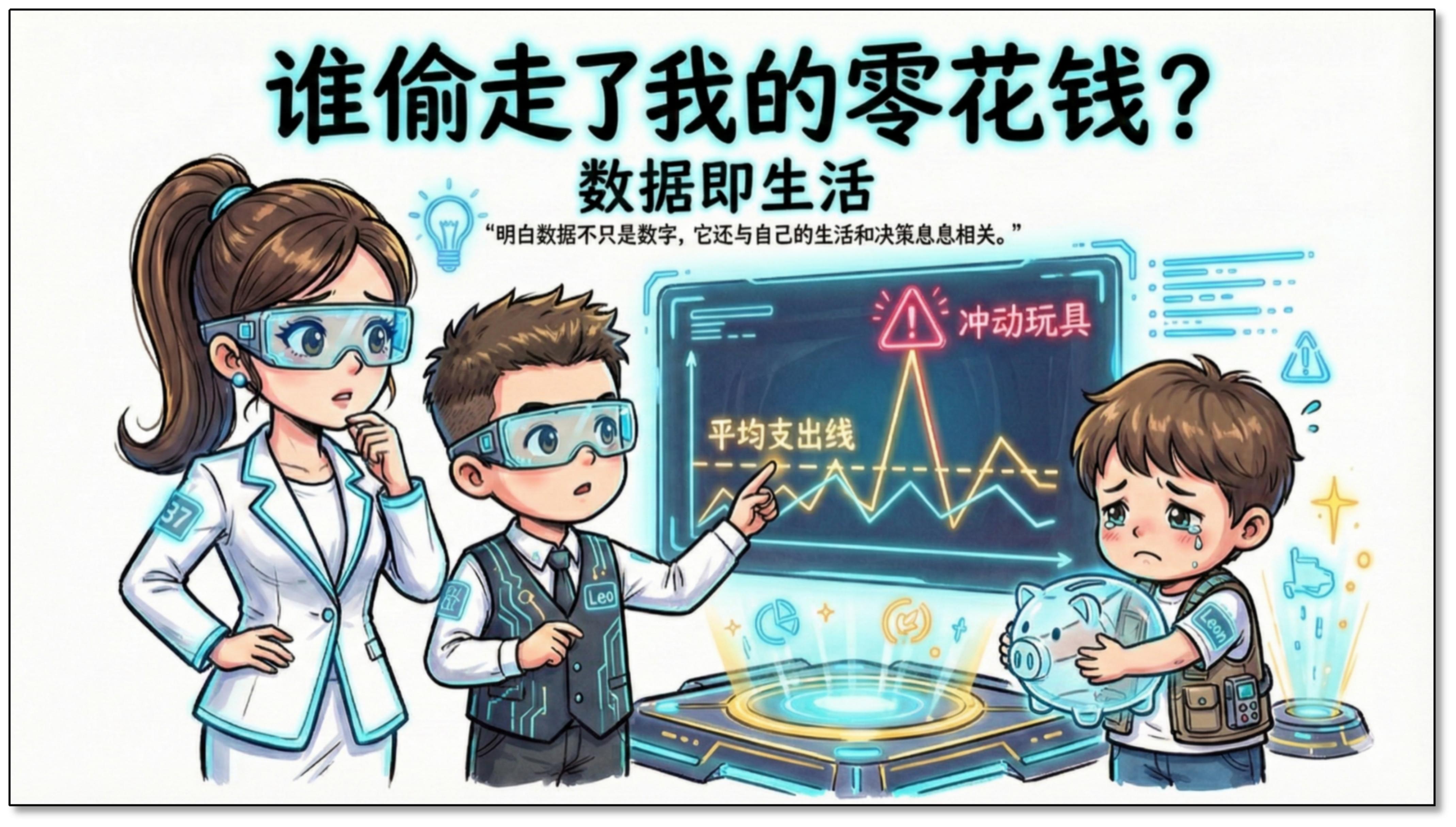谁偷走了我的零花钱？——数据即生活：明白数据不只是数字，它还与自己的生活和决策息息相关